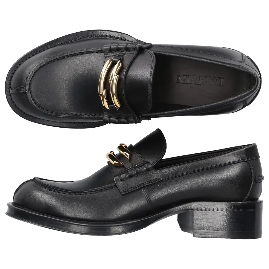 Lanvin - Loafer MEDLEY Kalbsleder - schwarz