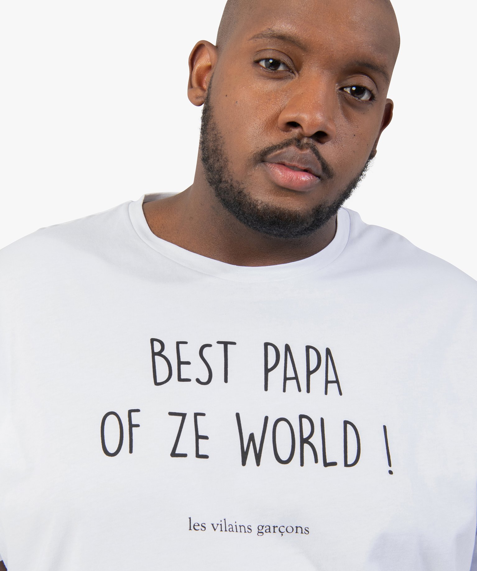 Tee-shirt homme à message Gémo X Les vilains Garçons blanc | GEMO