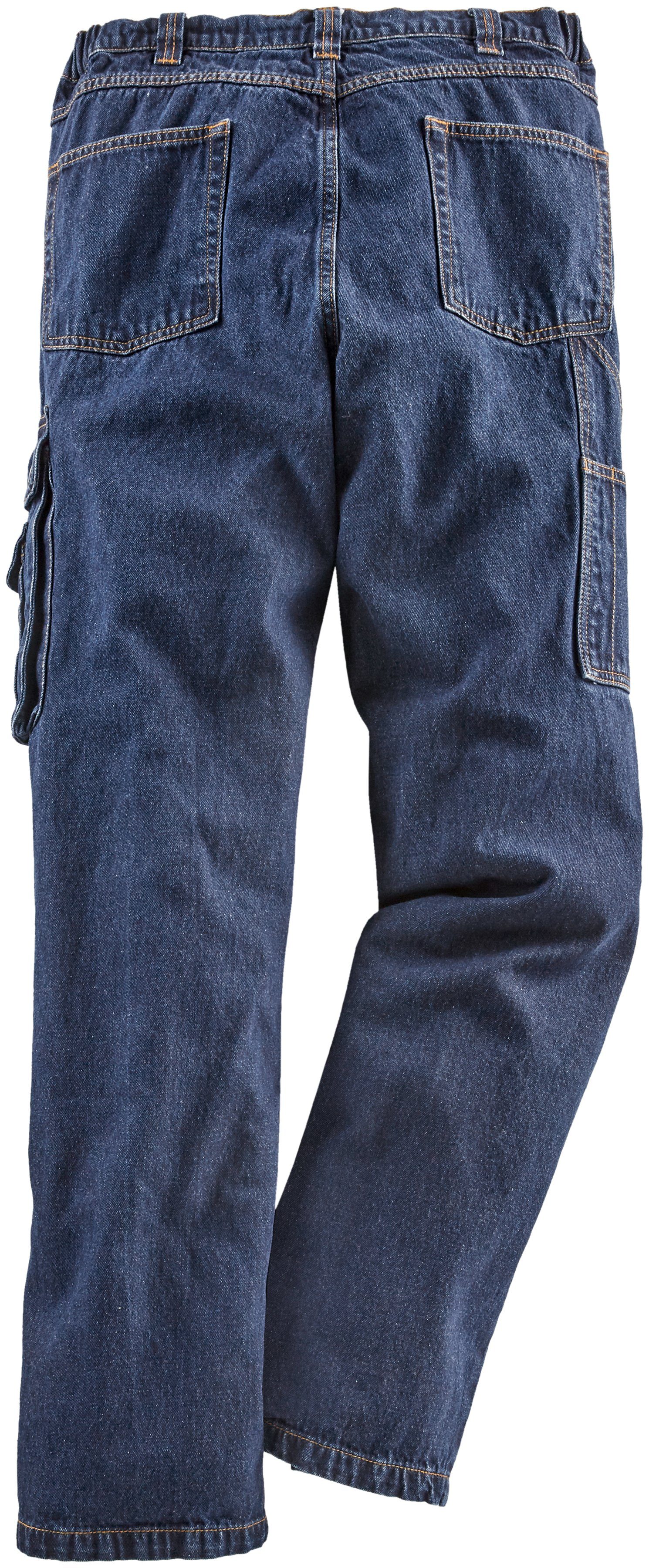 Northern Country Arbeitshose Jeans Worker (2-tlg., 2er-Pack, aus 100% Baumwolle) Arbeitjeans mit dehnbarem Bund mit 8 praktischen Taschen
