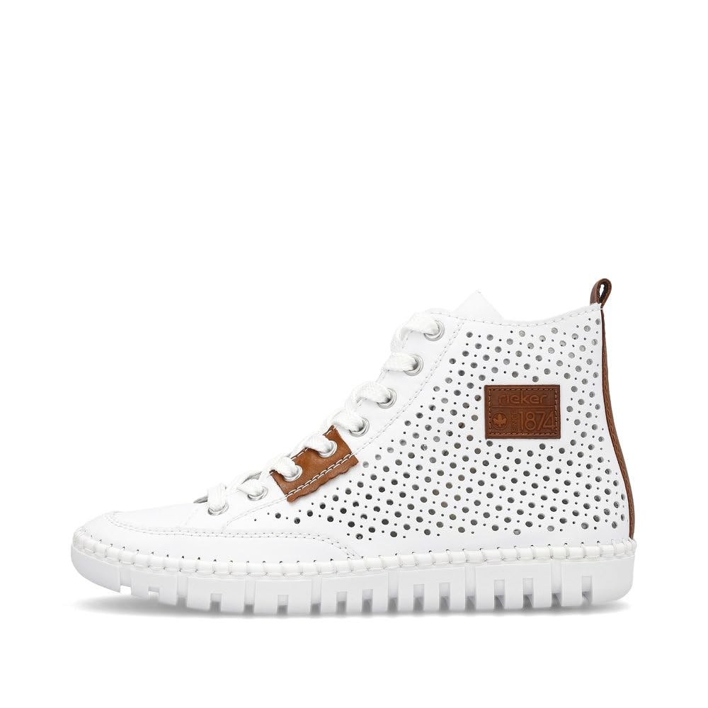 RIEKER Stiefeletten weiss