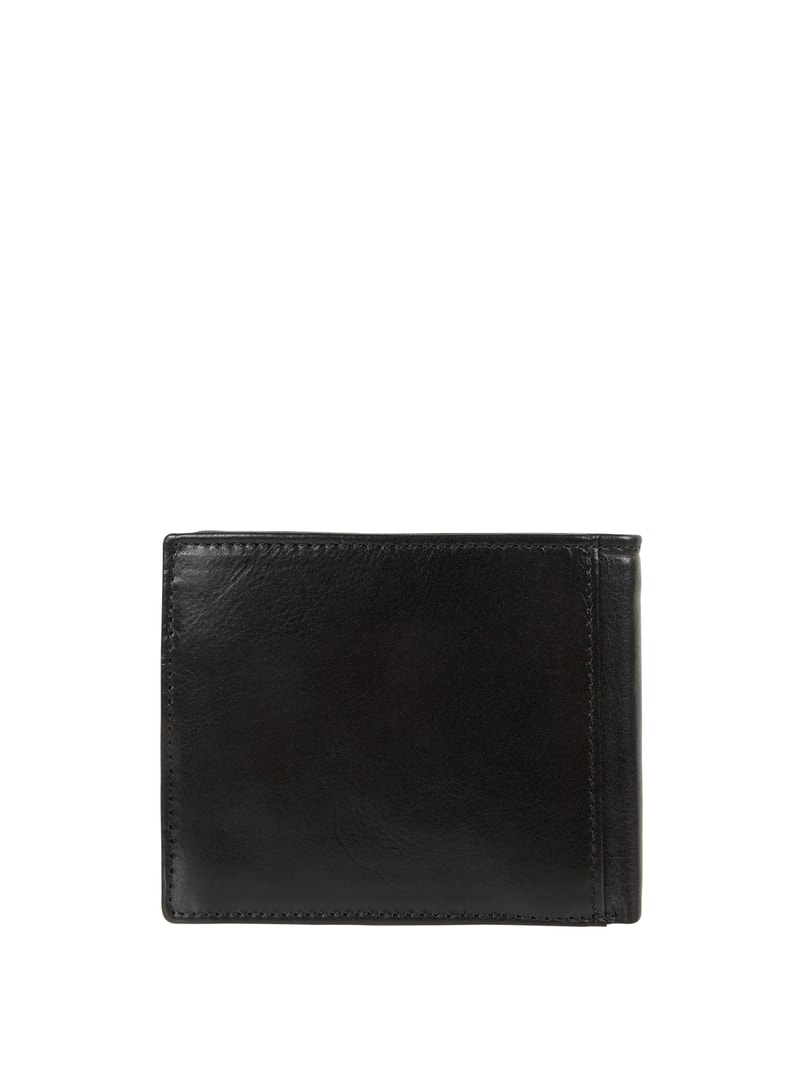Portmonee aus Leder - RFID Safe in schwarz