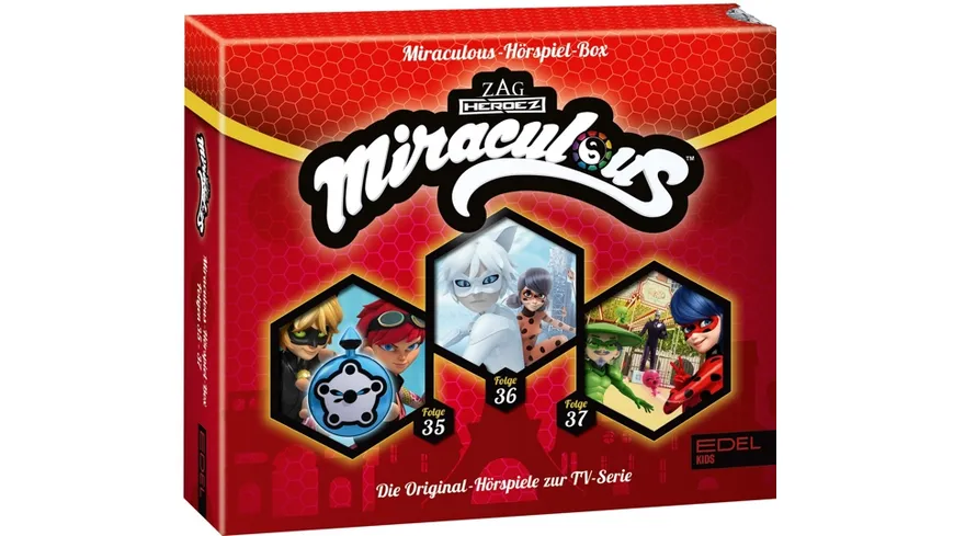 Hörspiel-Box-Folge 35-37 Miraculous
