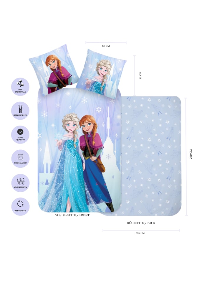 Disney Frozen Bettwäsche-Set 