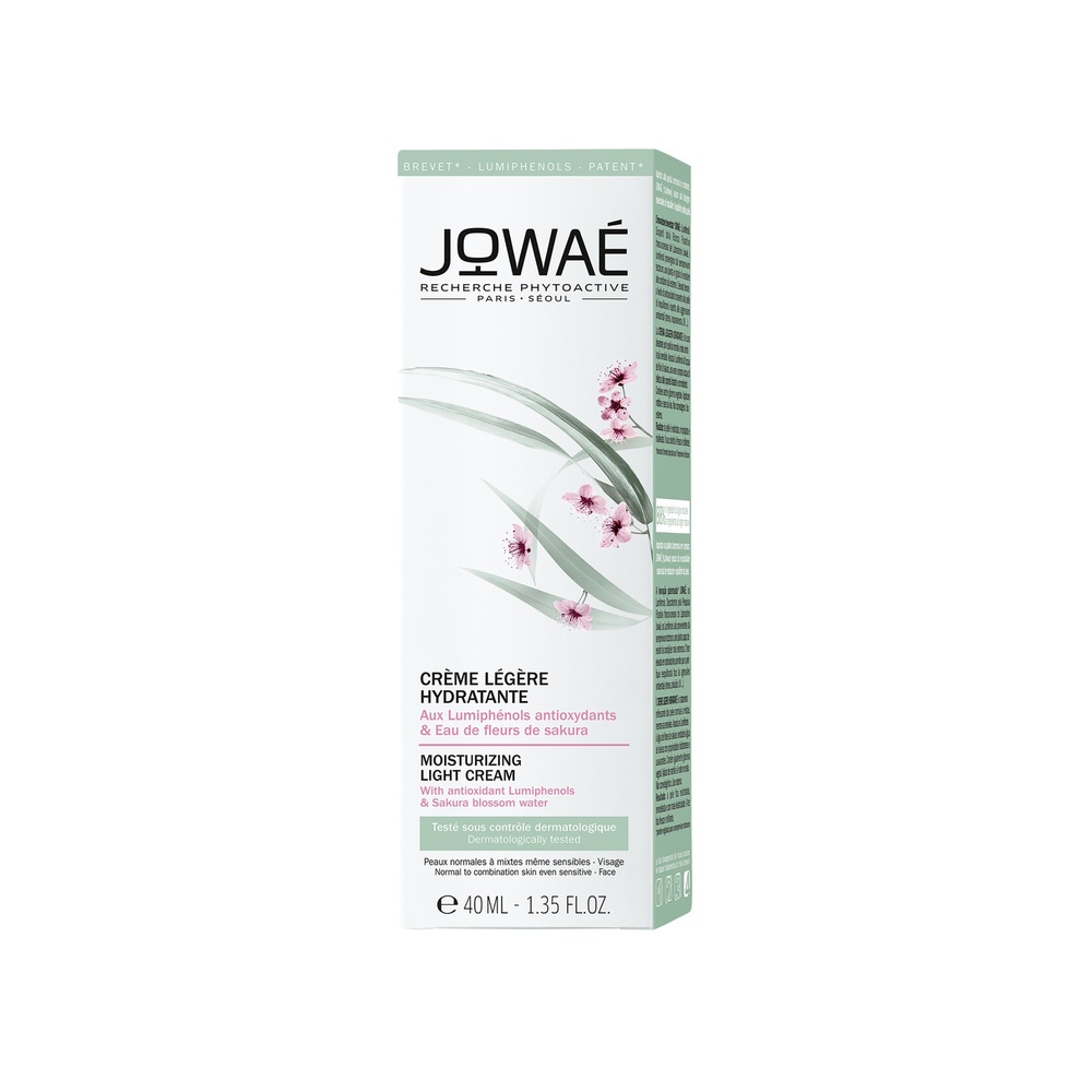 Jowae Crème légère hydratante 40ml à l'Eau defleurs de sakura Soin jour
