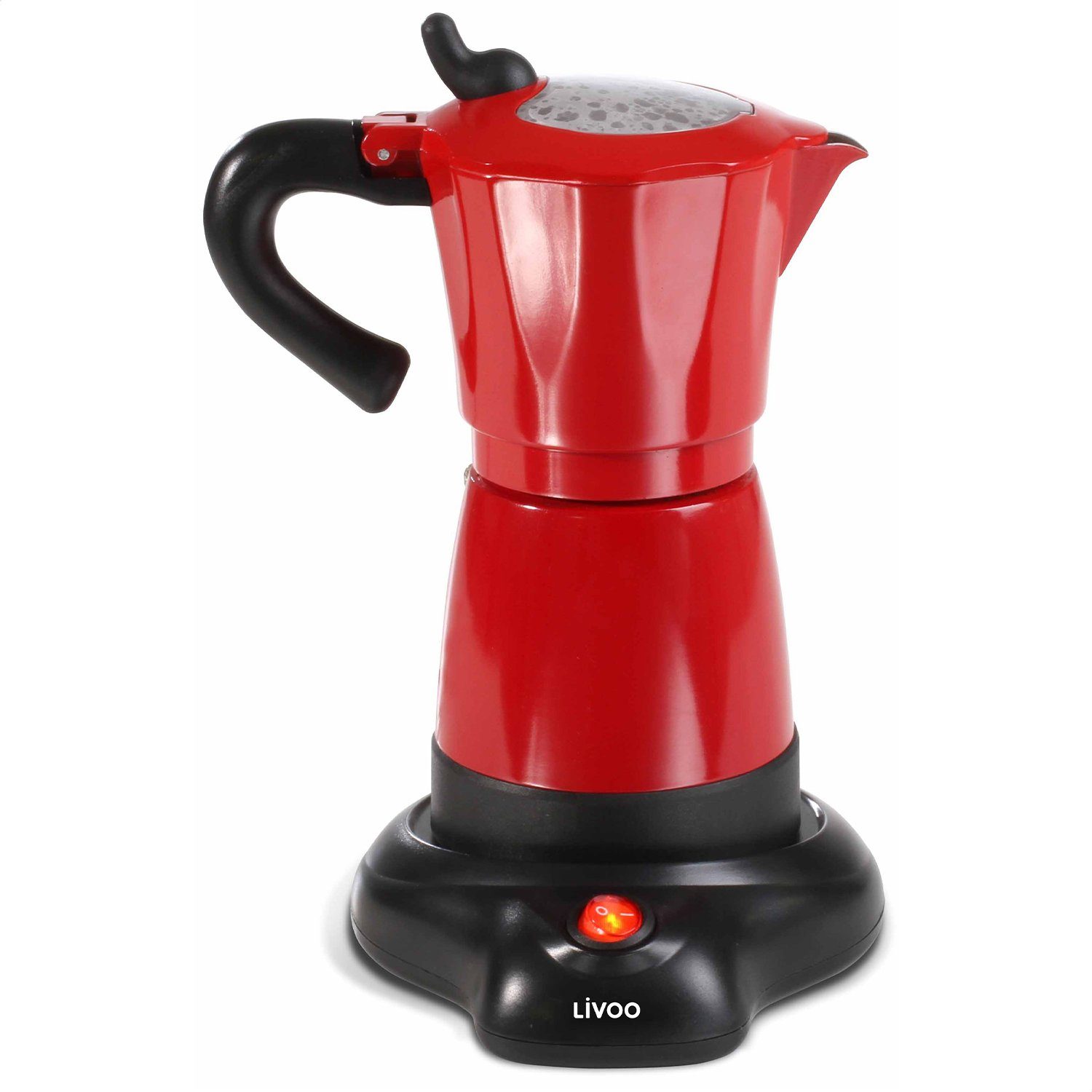 LIVOO Espressokocher LIVOO Espressokocher Elektrisch 6 Tassen Espresso Kanne 300ml