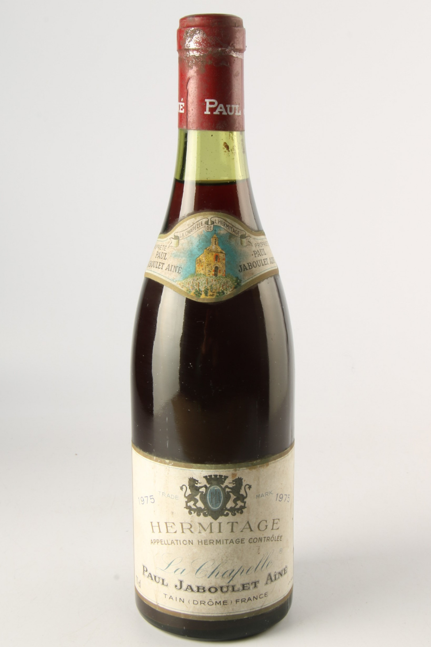 Vin 1975 PAUL JABOULET AINE La Chapelle 1975, Côte Rotie. Vin ancien - SoDivin