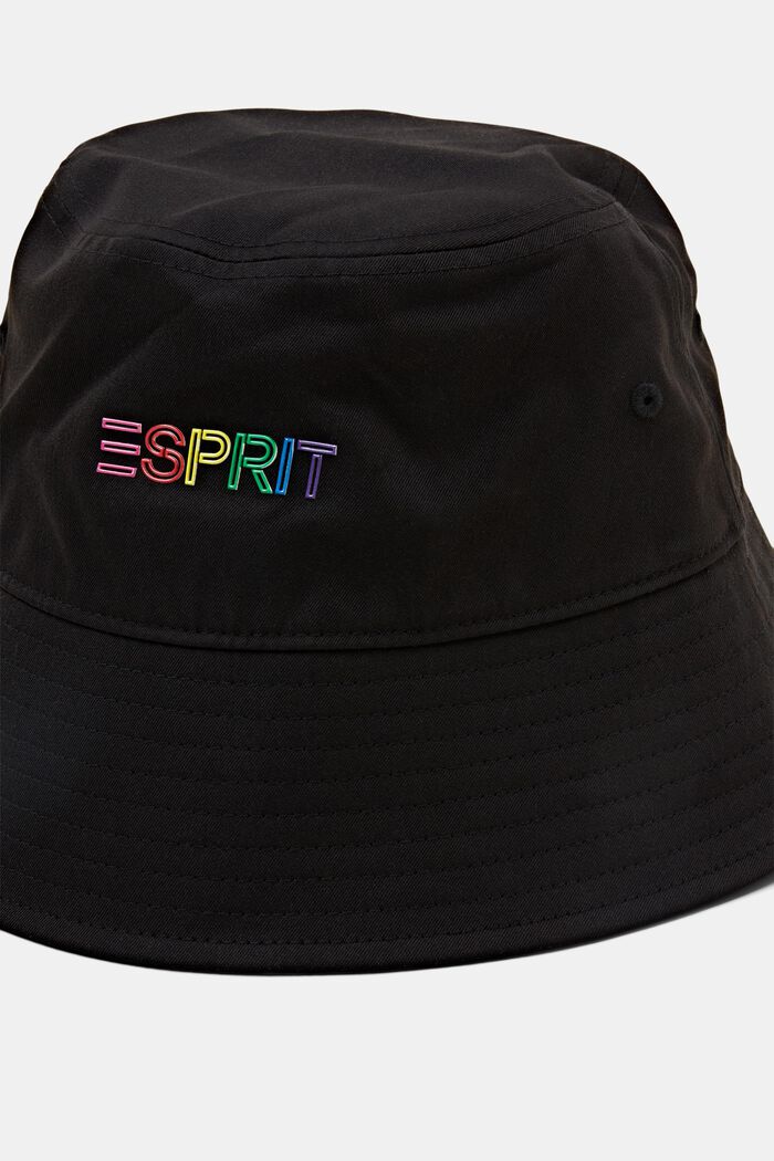 Bucket Hat aus Twill mit Applikation