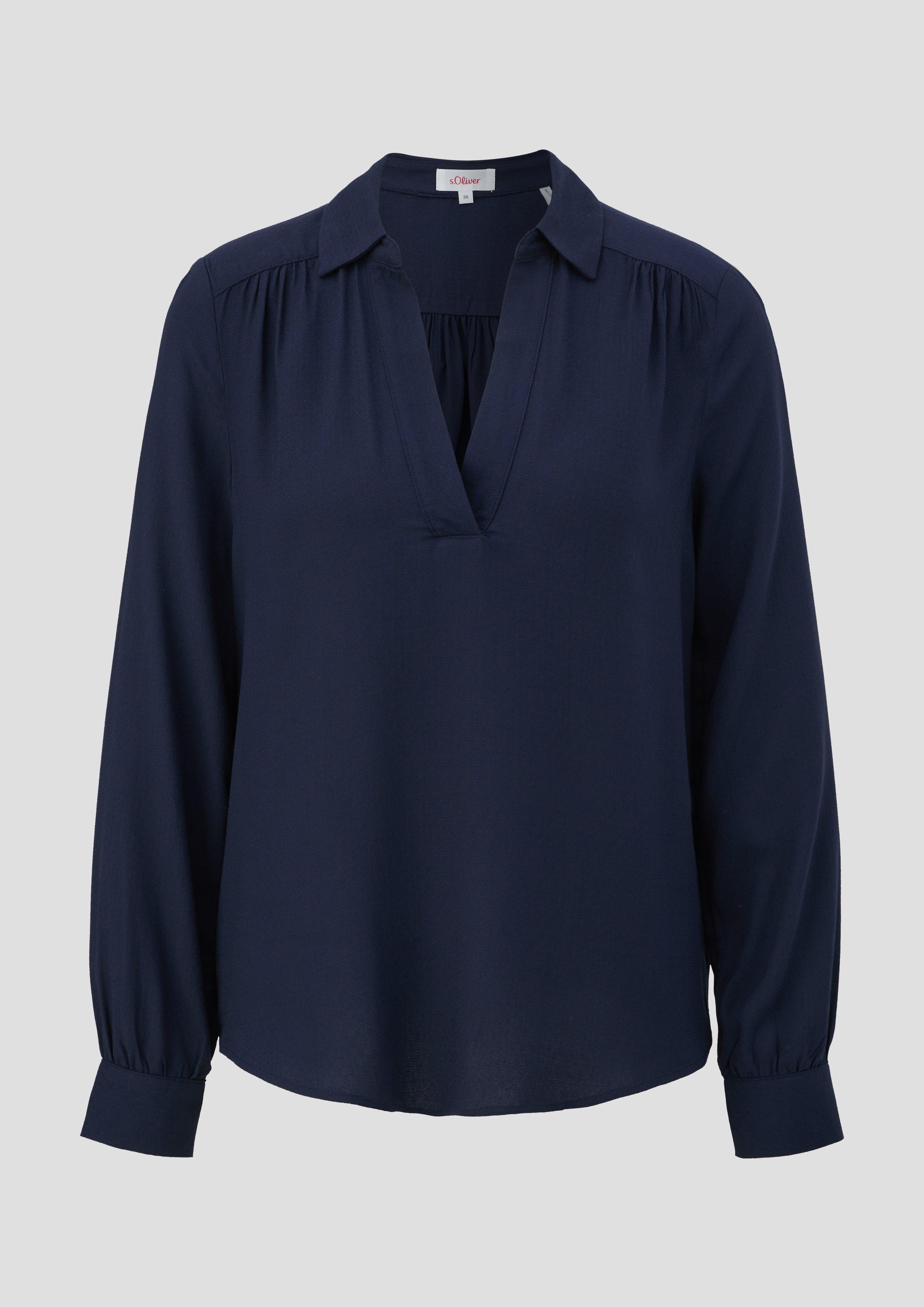 Viskosebluse mit V-Ausschnitt  2145123-5959