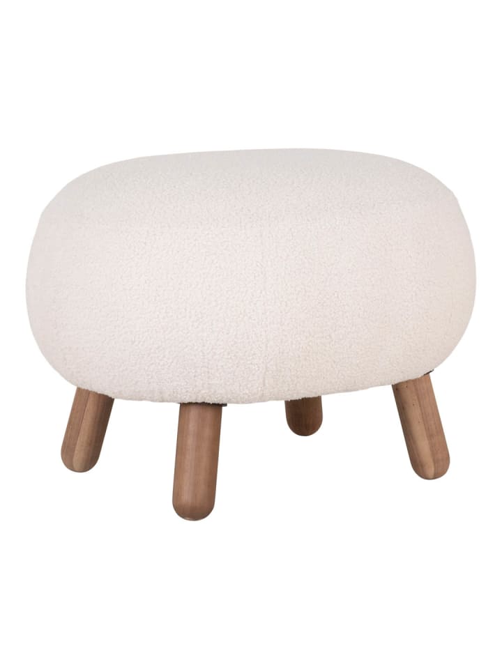 ebuy24 Hocker Savona Weiß 60 x 50 cm günstig kaufen onesize