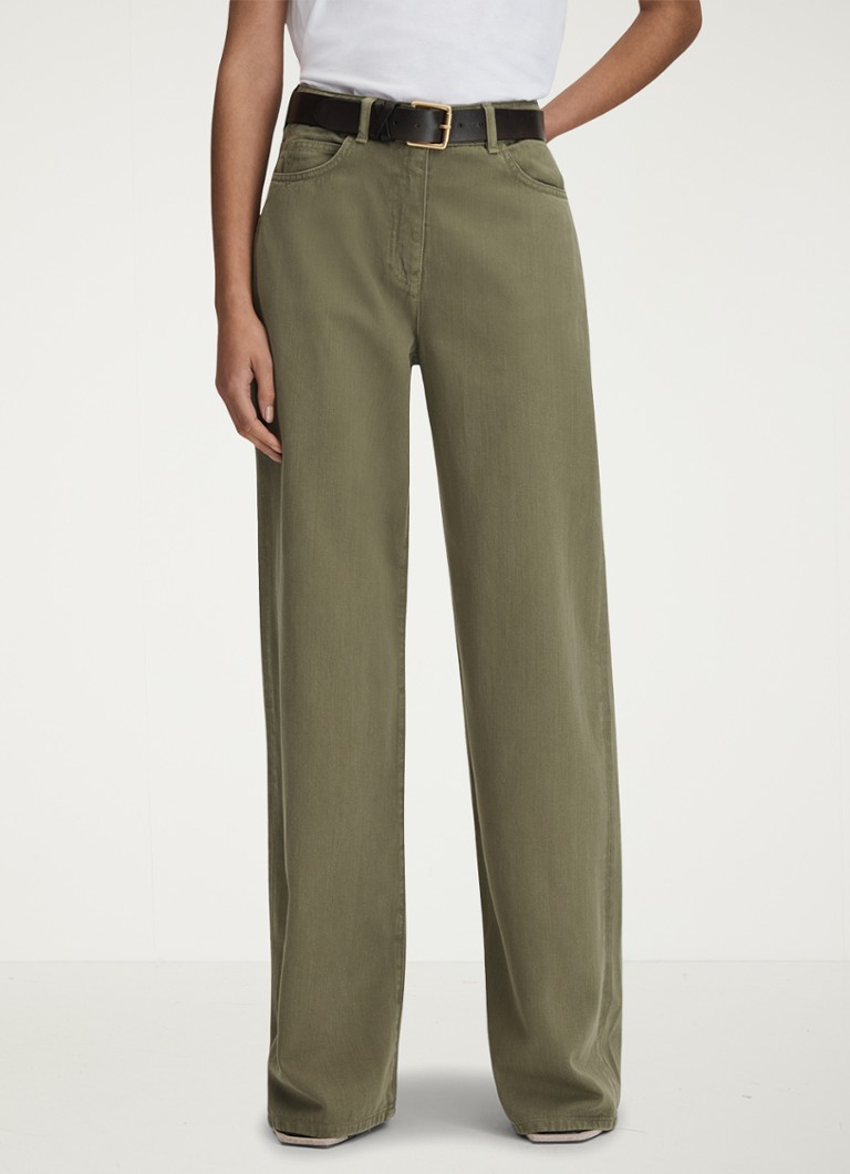 Reiss  Colorado high waist wide leg jeans met steekzakken