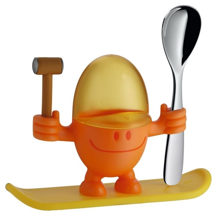 Eierbecher McEgg mit LÖffel, Orange