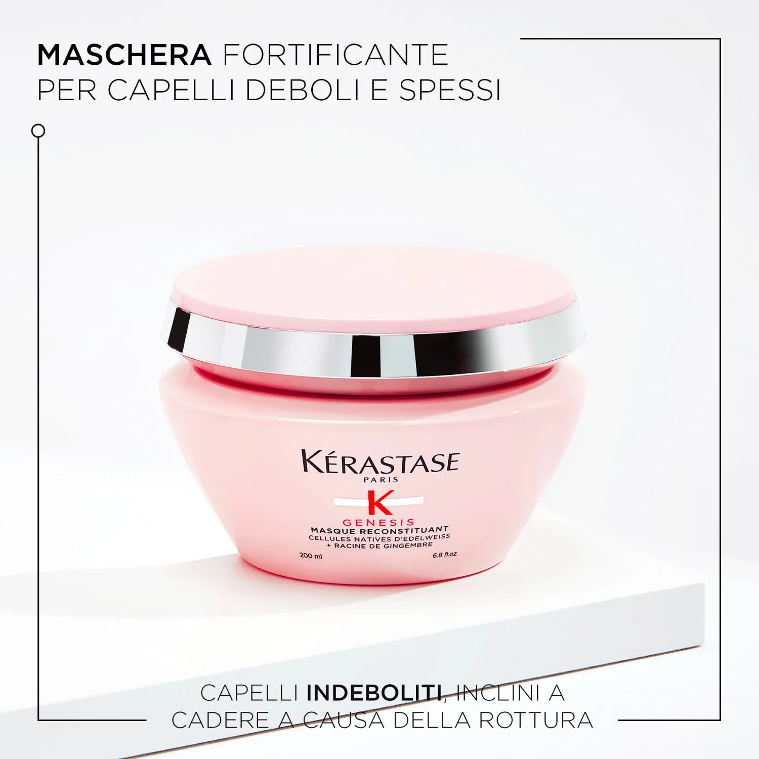 Genesis Reconstituent Mask - Маска за јачање косе, Маска за обнављање косе, Маска против опадања косе