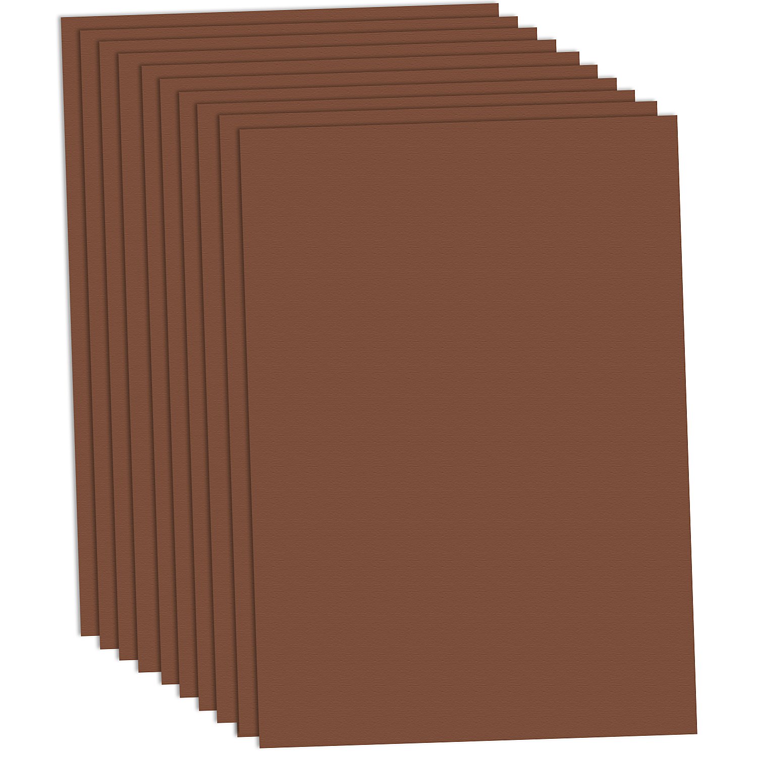 Tonzeichenpapier, braun, 50 x 70 cm, 10 Blatt