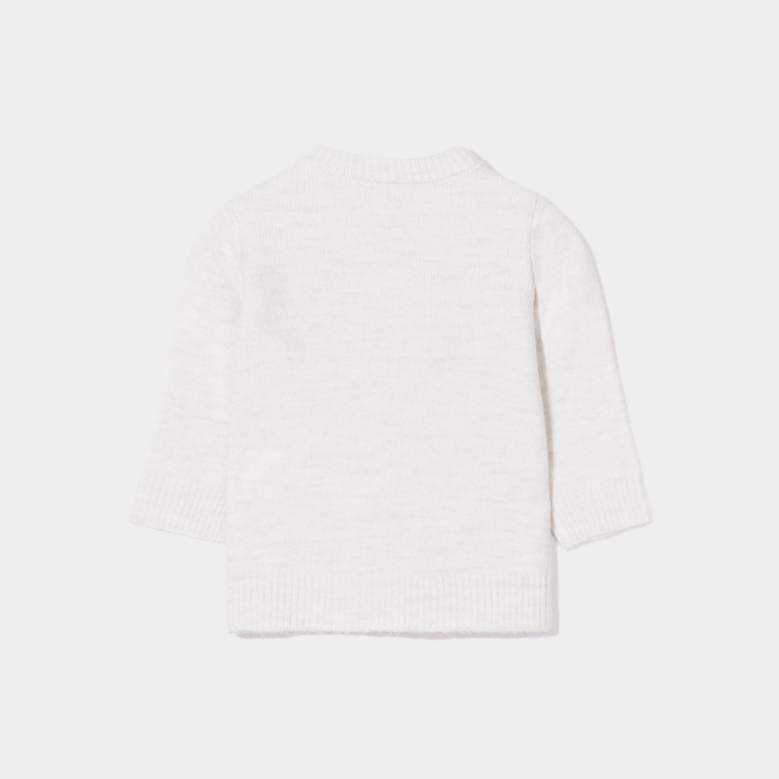Pull épaule boutonnée Kimbaloo beige bébé garçon | La Halle