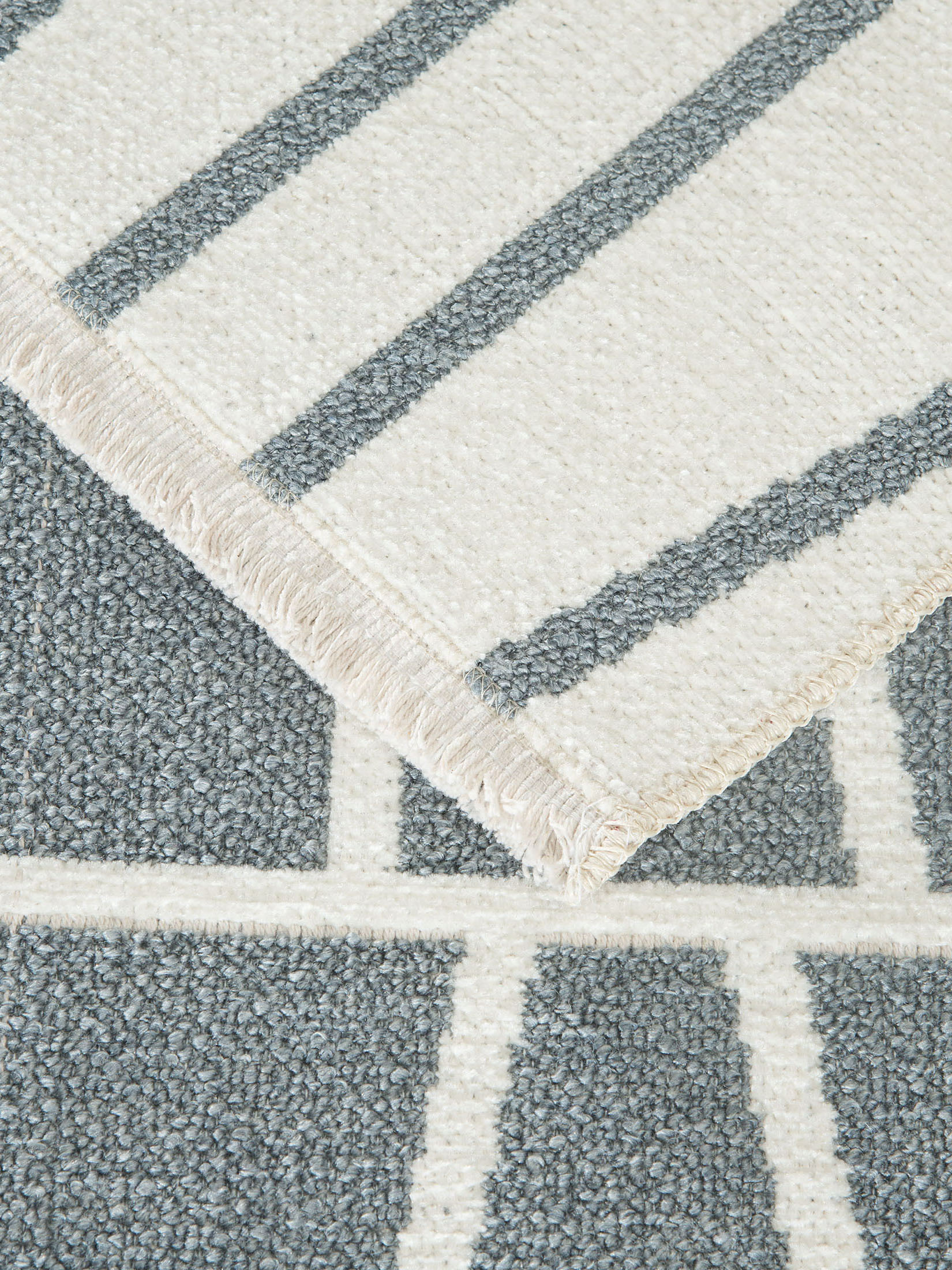 Hedda Moderner Teppich, Creme/grau