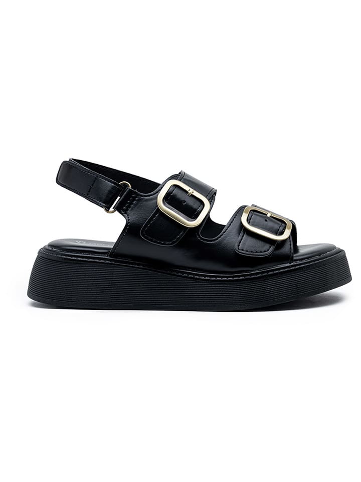 Foreverfolie Sandalen in Schwarz günstig kaufen