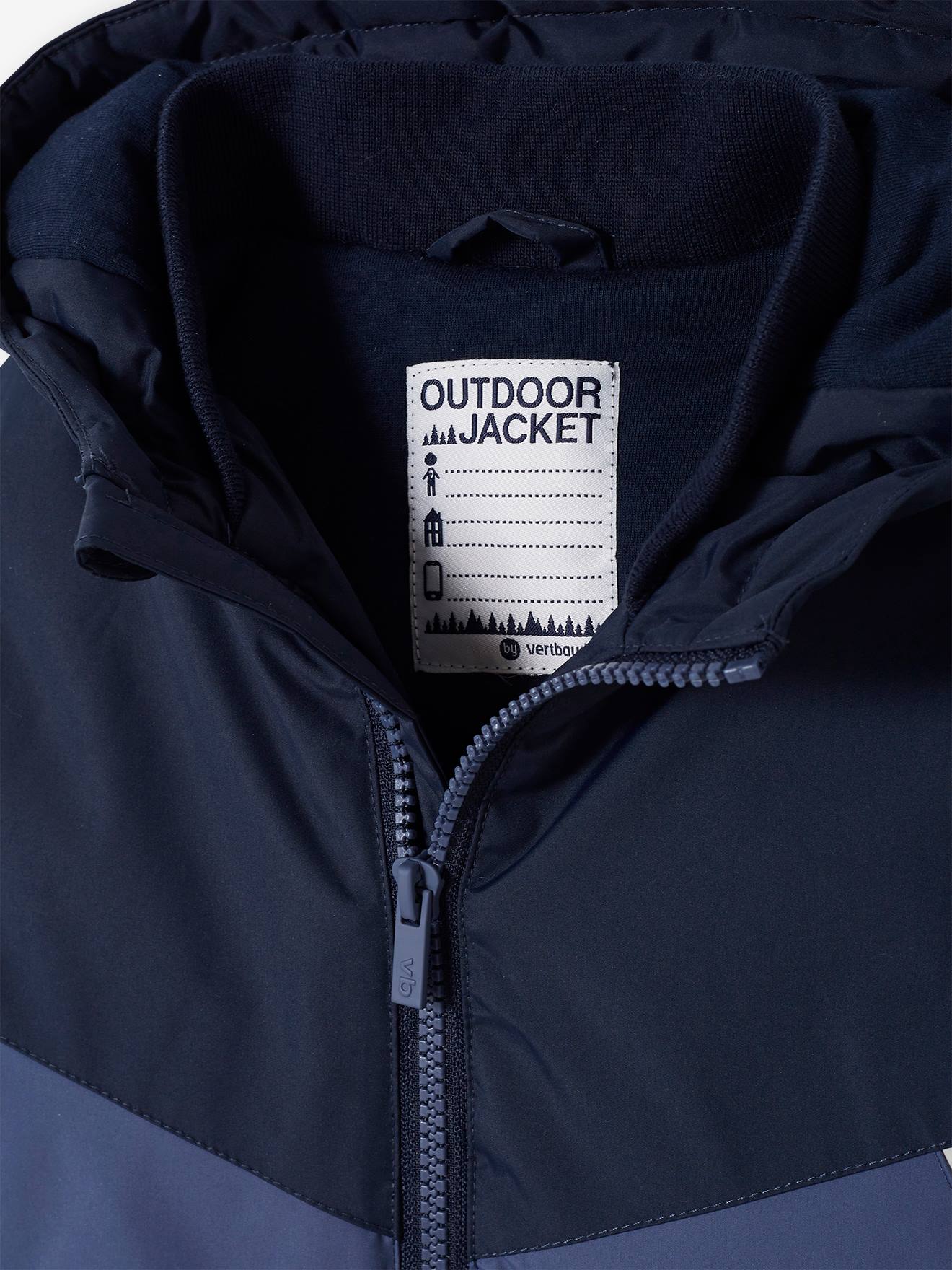 Blouson coupe-vent colorblock garçon colorblock chamois
