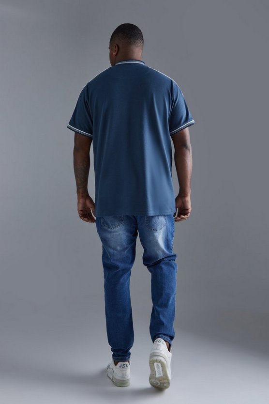Plus Slim-Fit Poloshirt