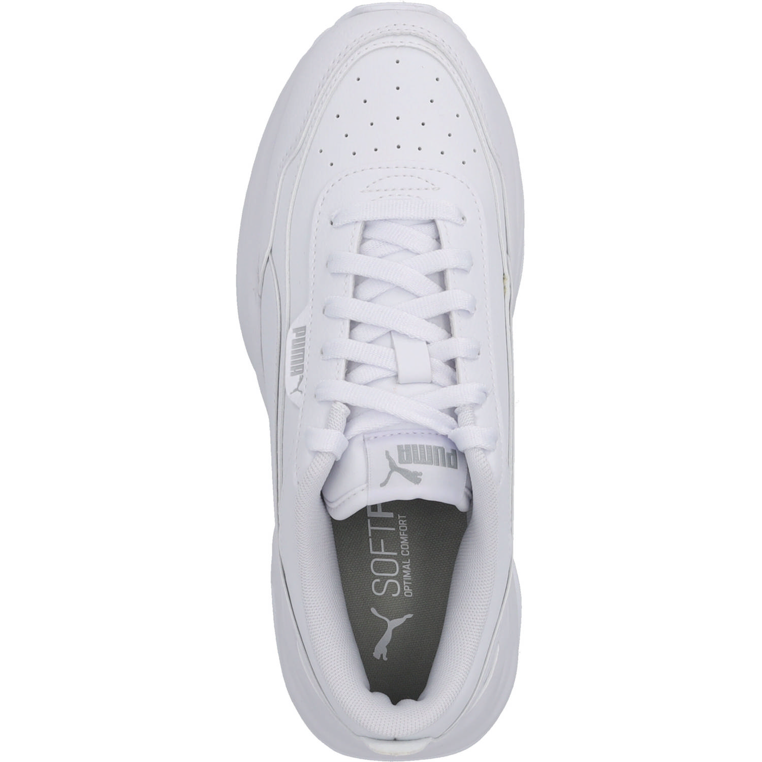 Puma Cilia Mode 371125, Sneakers Low, Damen, Weiß (Puma White-Puma Silver)