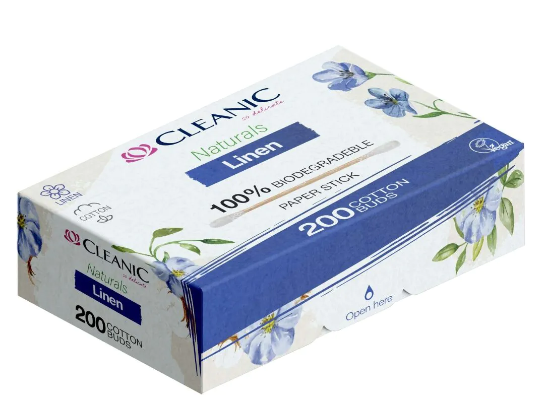 Cleanic Naturals laneni pamučni štapići