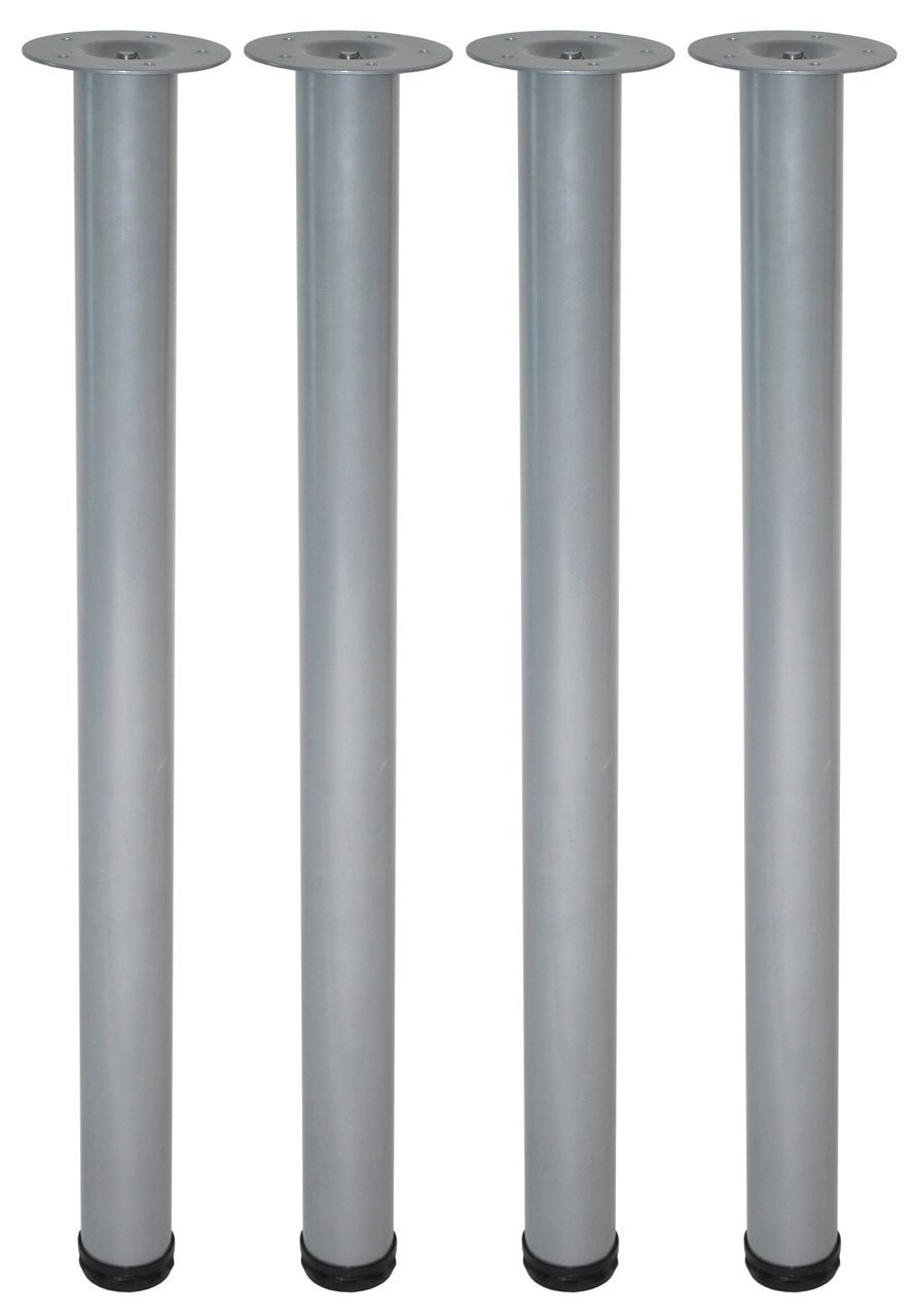 Element System Tischbeine 4er-Set TOSKANA, Ø60, stahloptik