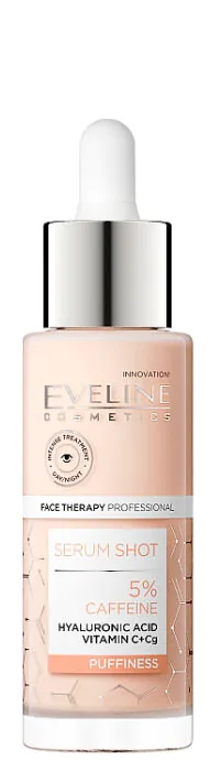 „Eveline Serum Shot“ – energizuojanti procedūra su 5 % kofeino kompleksu odai aplink akis.