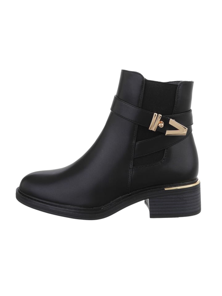Ital-Design Stiefelette in Schwarz günstig kaufen