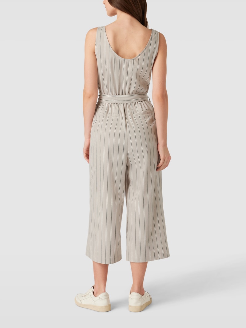 Jumpsuit mit Streifenmuster in sand