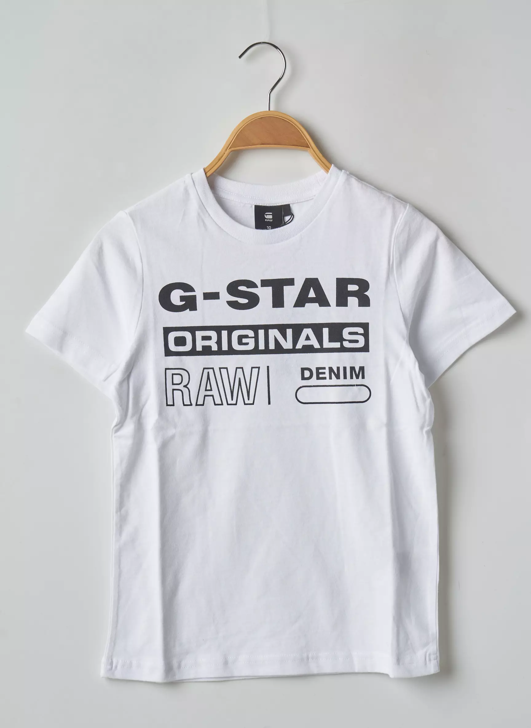 G Star Tshirts Garcon couleur blanc