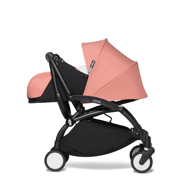 Poussette Yoyo2 4 roues châssis noir assise 0+ ginger Babyzen
