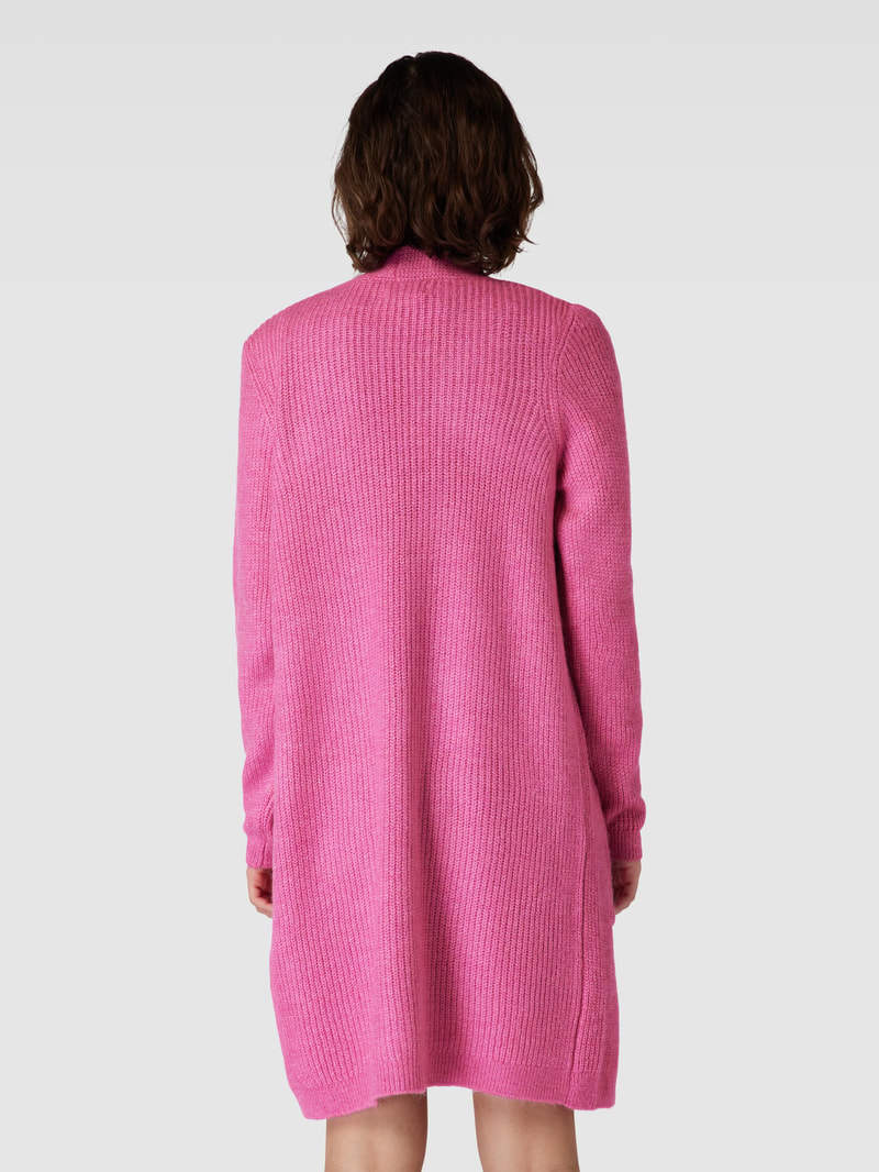 Cardigan mit Eingrifftaschen Modell 'JADE' in pink meliert
