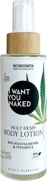 I Want You Naked Holy Hemp Bio-Hanfsamenöl & Vitamin E Bodylotion