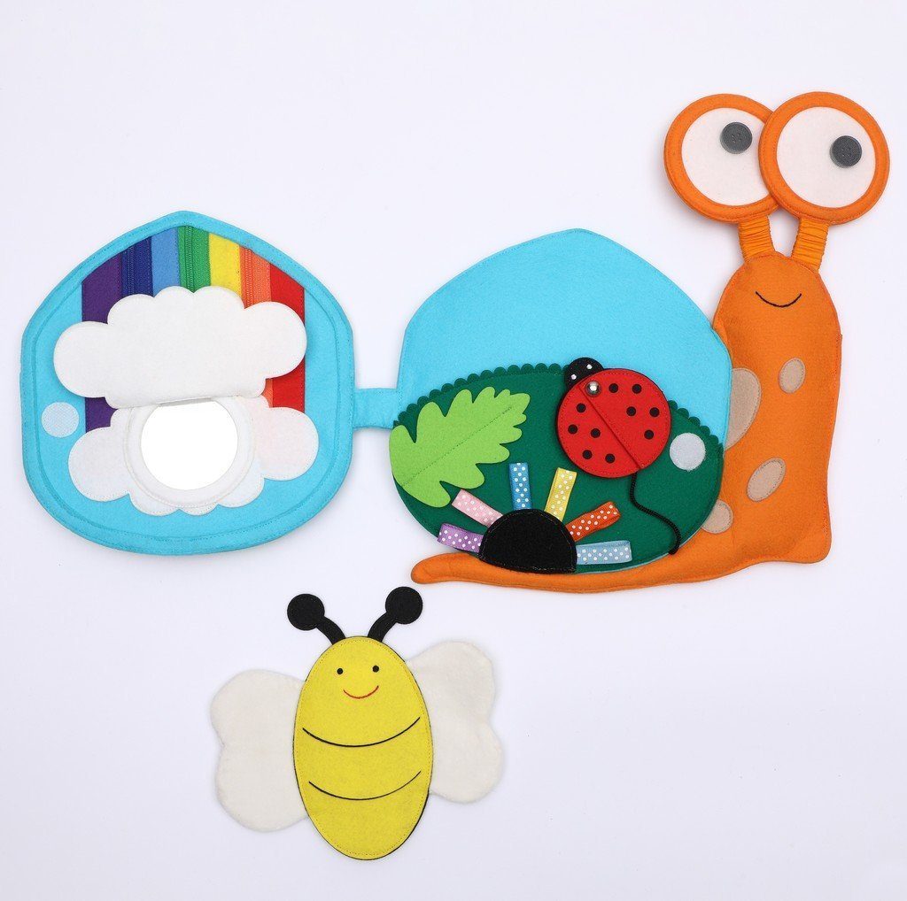 Jolly Designs Lernspielzeug Travel Buddy Schnecke
