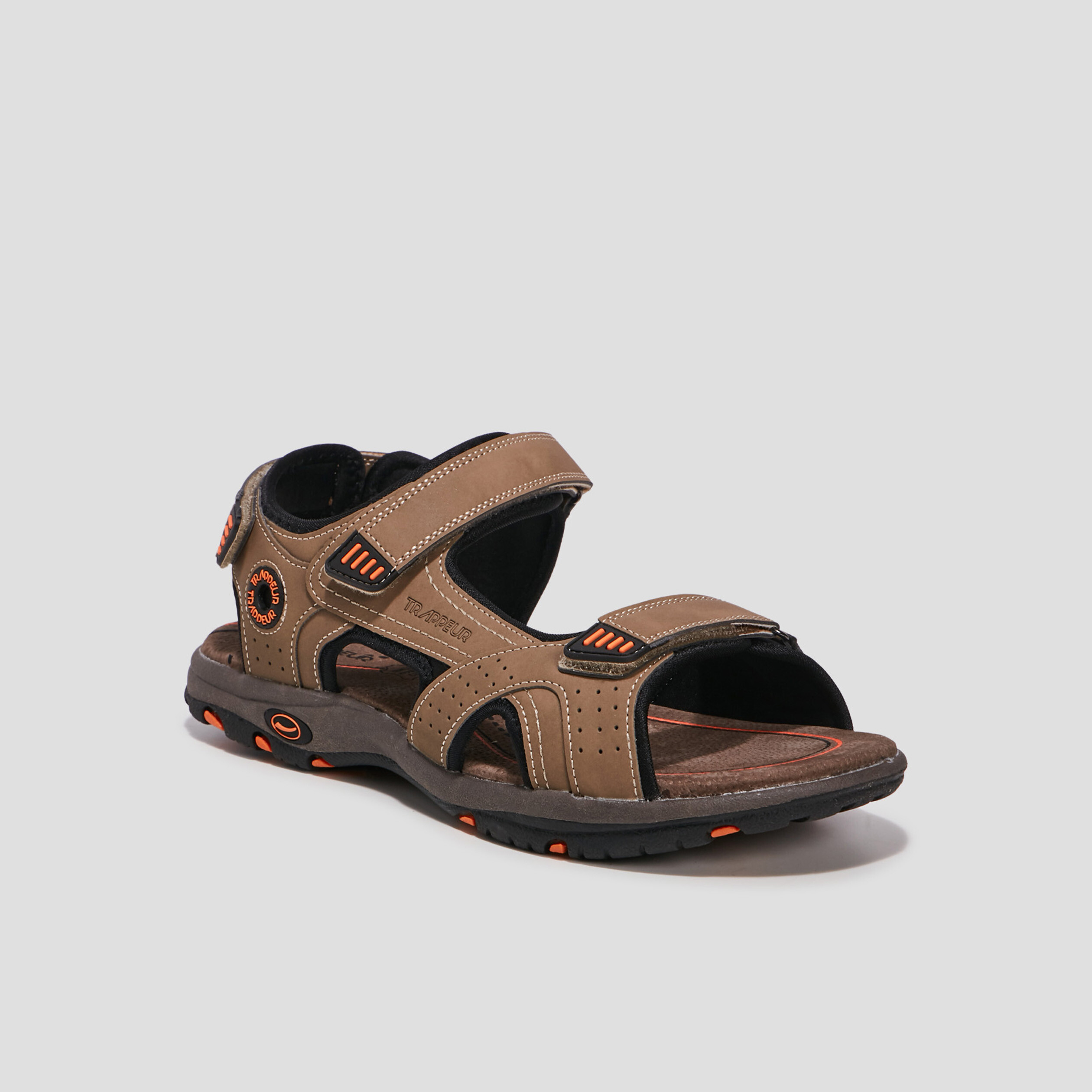 Sandales à scratchs beige homme | La Halle