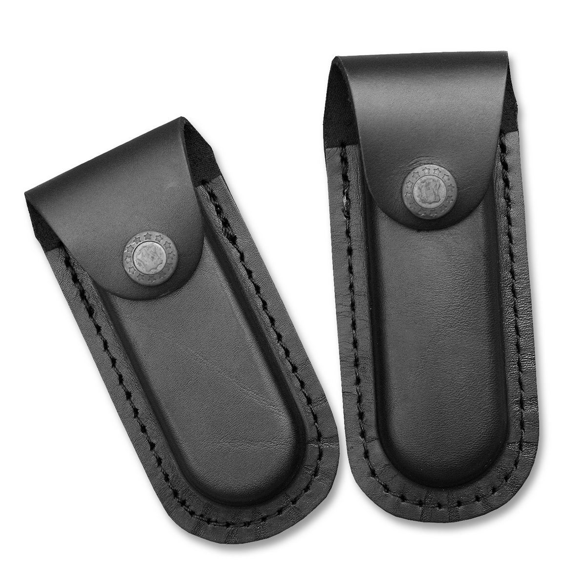Messer Lederetui m. Gürtelschlaufe schwarz