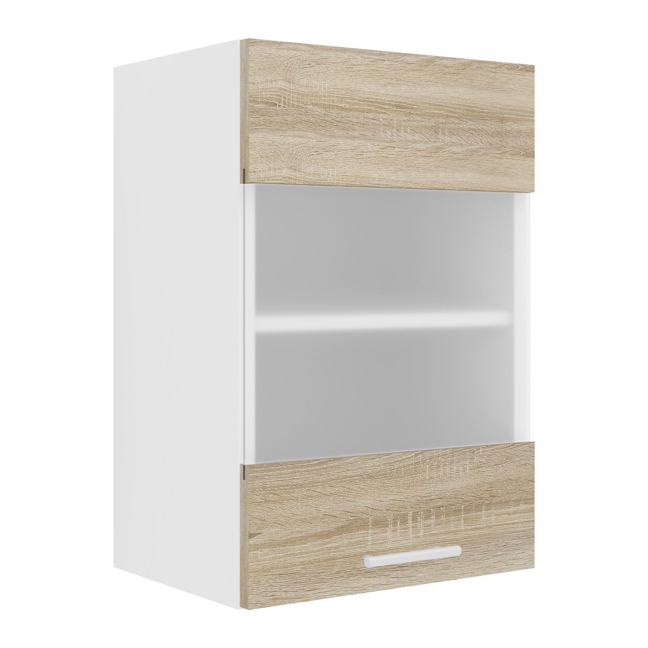 VCM Küchenschrank Breite 40 cm Matt Glastür Hängeschrank Küche Küchenmöbel Esilo