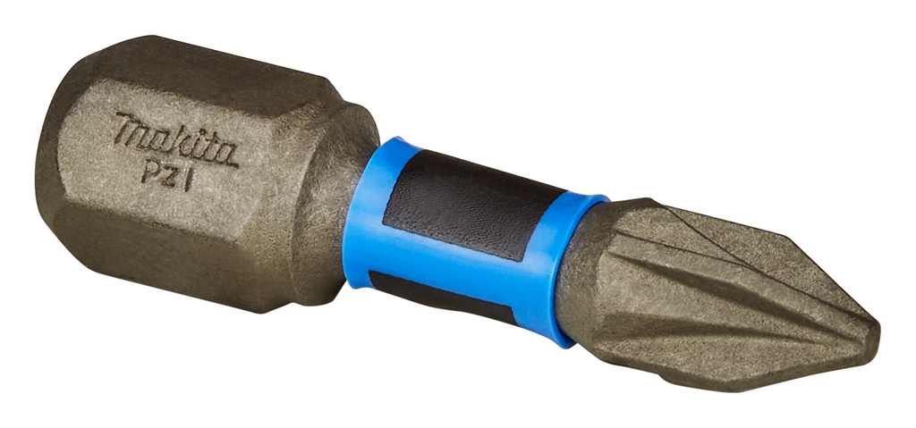 Makita Accessories E-03165 Bit șurubelniță cu impact PZ1x25mm XTT Impact Premier, 2 bucăți