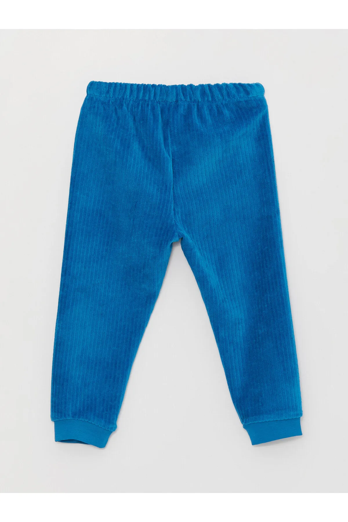 LC Waikiki  Langärmliges Basic-Pyjama-Set für Jungen aus Baumwolle mit Rundhalsausschnitt