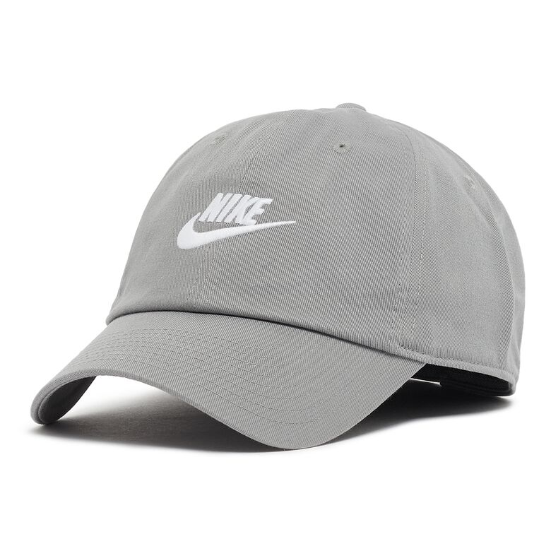 NIKE Club Unstructured Futura Wash Cap particle grey/white