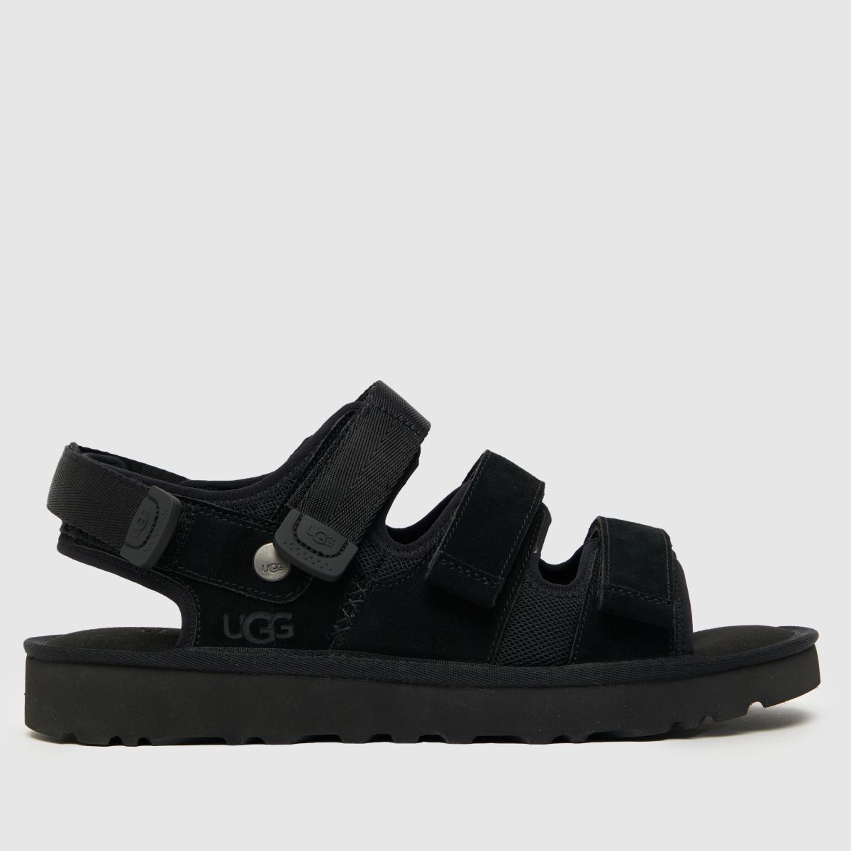 UGG – Goldencoast – Svarta sandaler med flera remmar