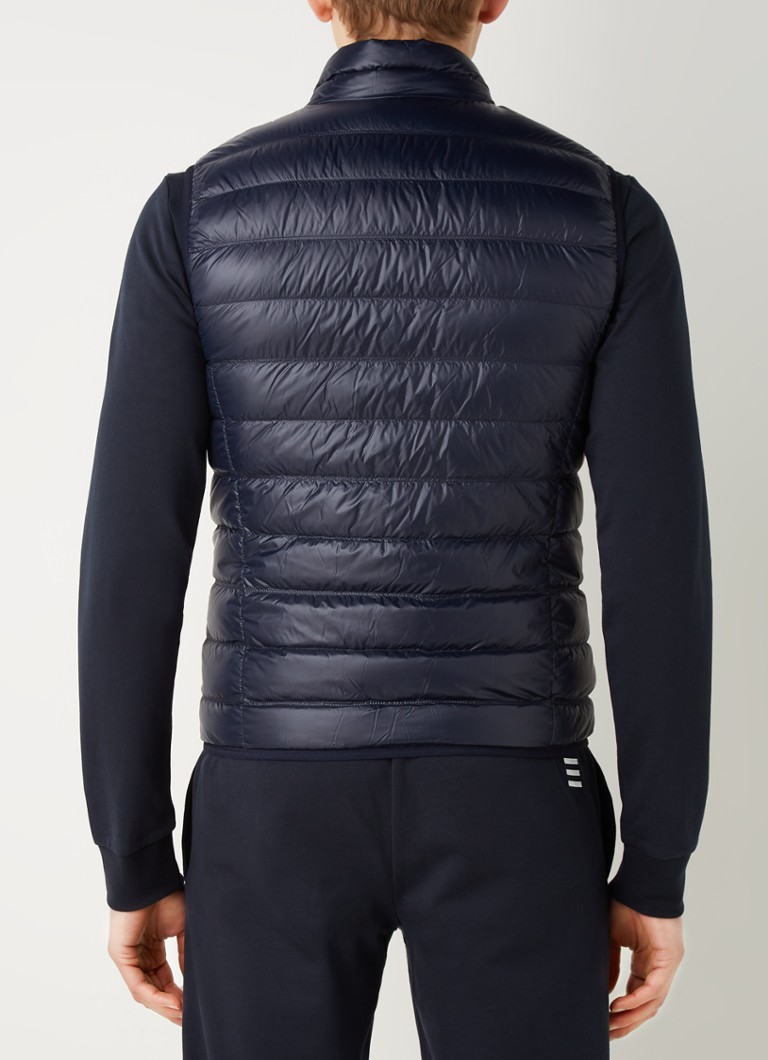Gilet da allenamento trapuntato Emporio Armani con imbottitura in piuma