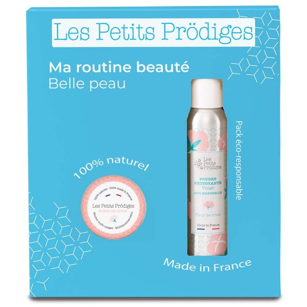 Les Petits Prödiges Coffret Fête des Mères Poudre nettoyante visage et baume multi-usages