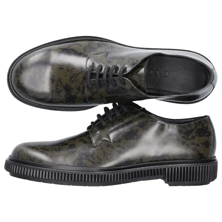 Jimmy Choo - Businessschuhe Derby KEV Kalbsleder - grün