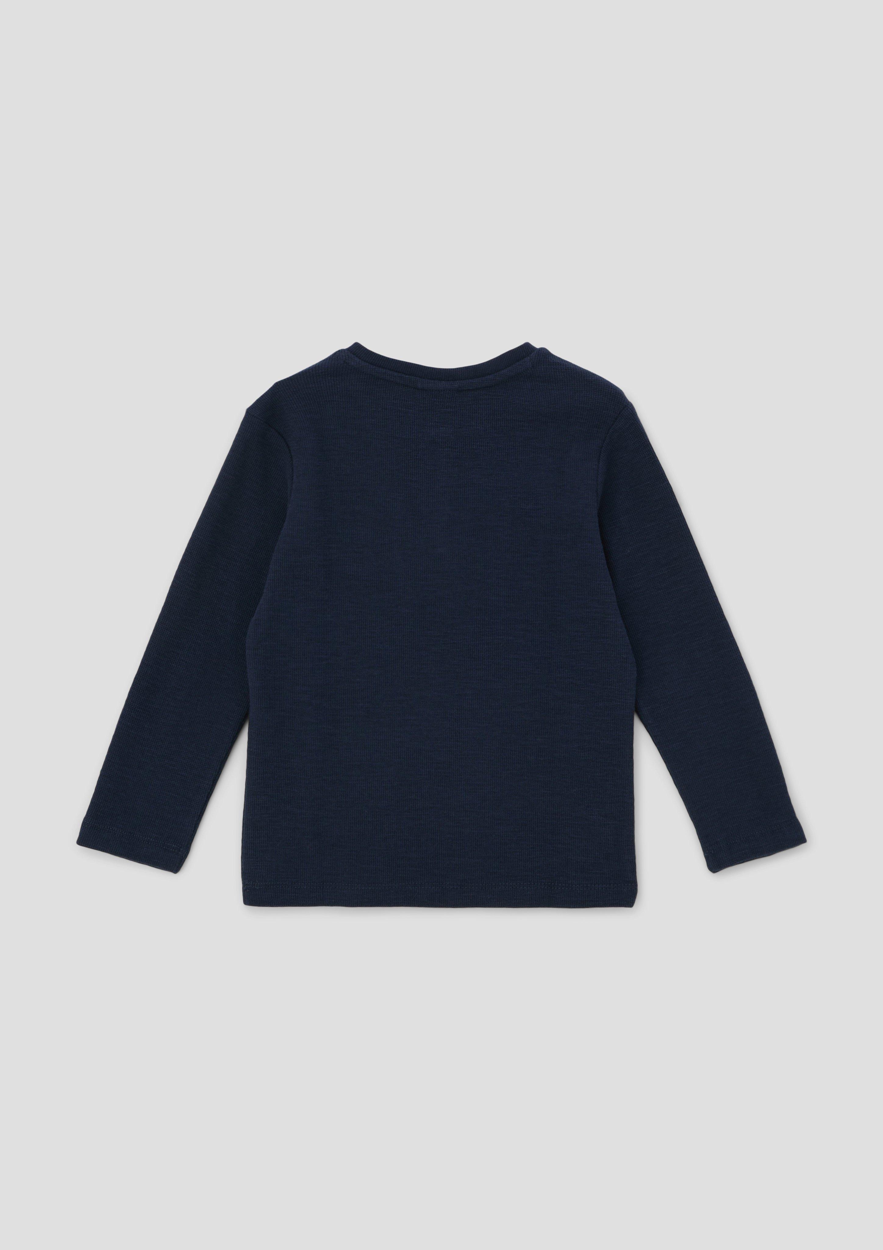 Longsleeve mit Henleyausschnitt  2134107-5952