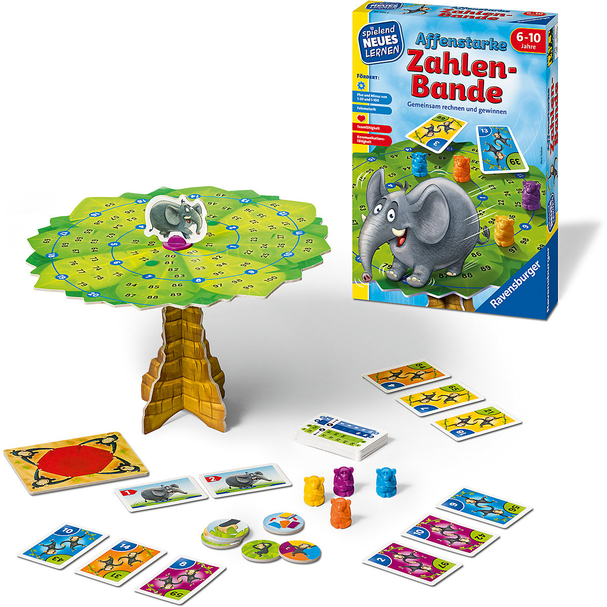 Spielen und Lernen Affenstarke Zahlenbande