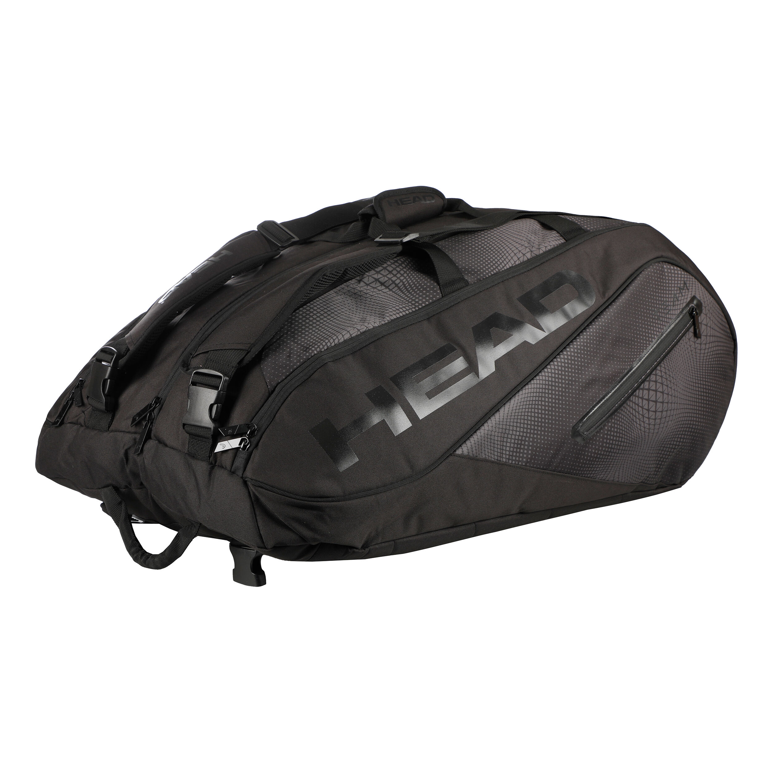 Tour Team 15R Megacombi Schlägertasche Special Edition - Schwarz, Schwarz Glänzend