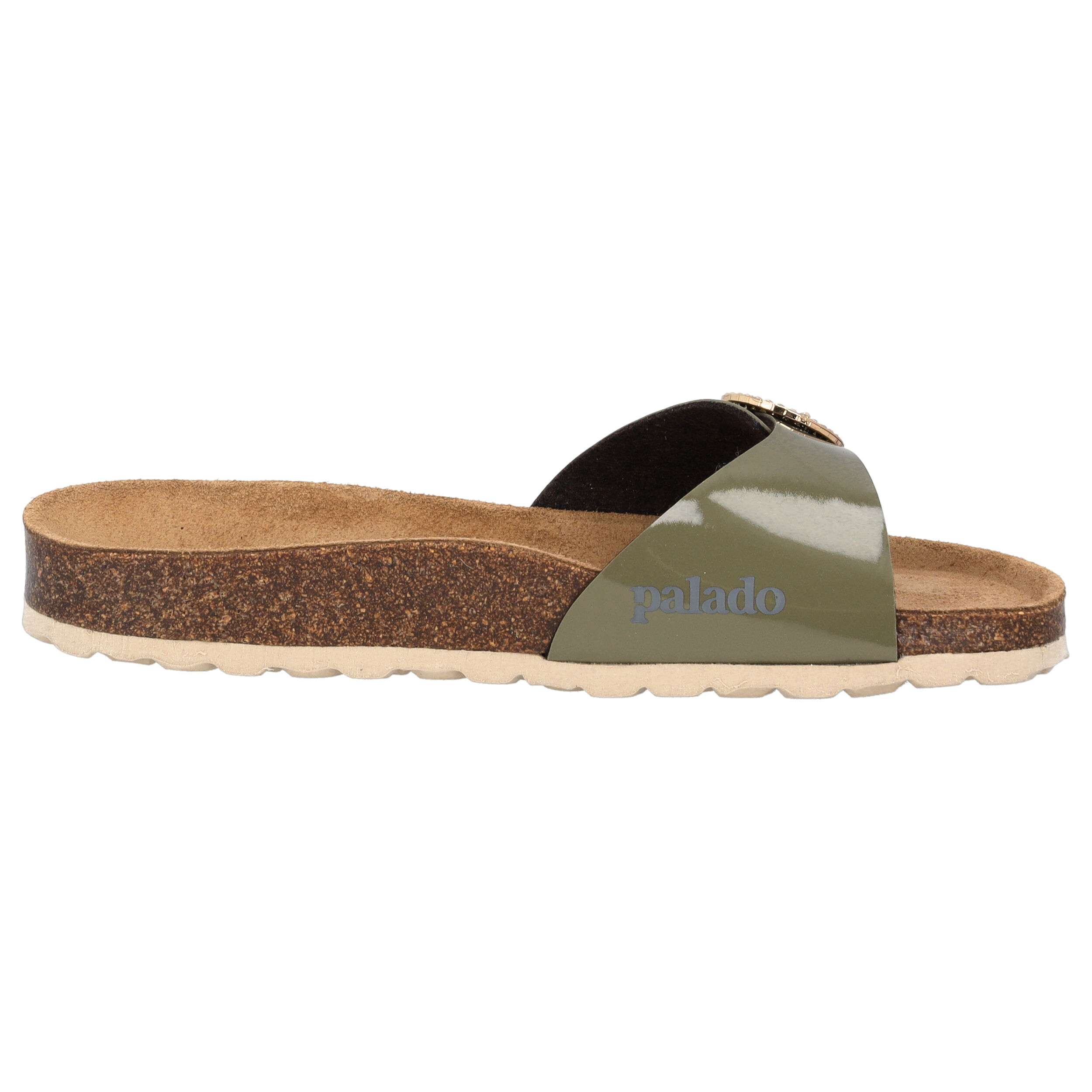Palado Malta RD by Sila Sahin, Pantoletten, Damen, Khaki Lack