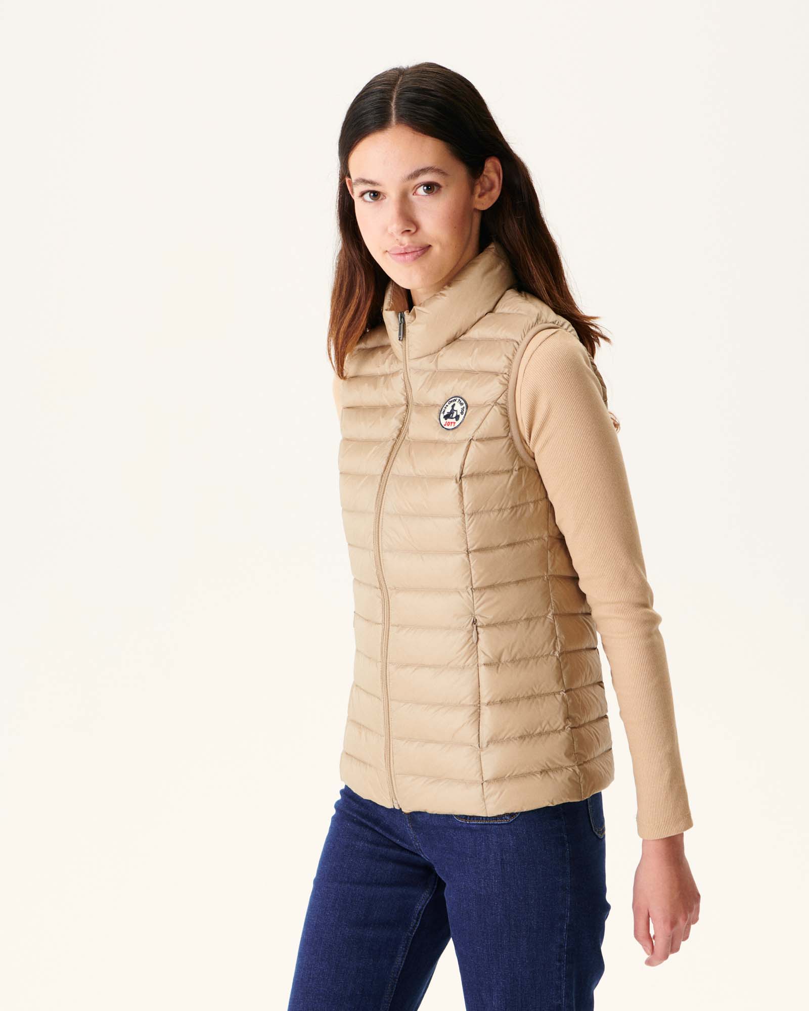 Doudoune légère sans manches Beige Seda