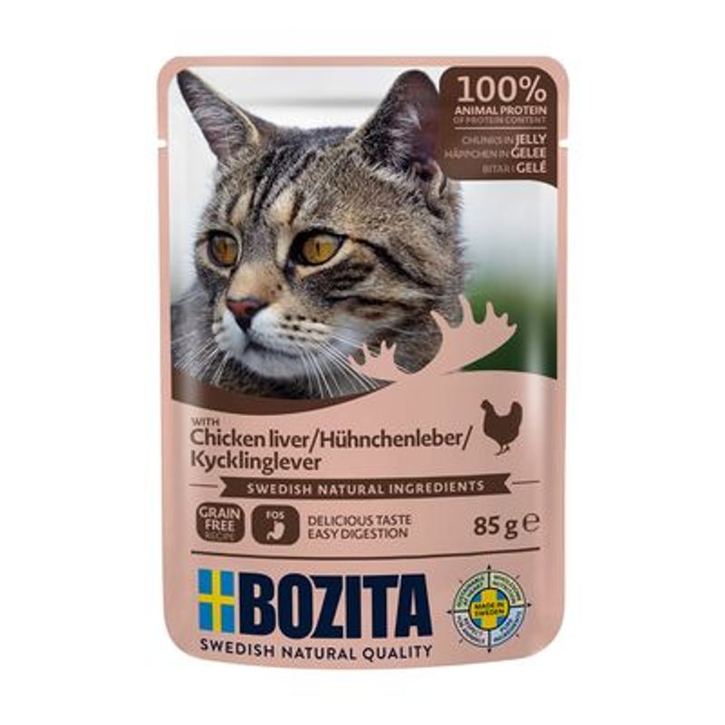 Sparpaket Bozita Häppchen in Gelee Pouch 24 x 85 g