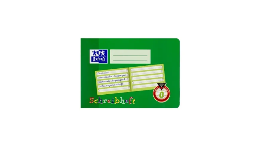 Oxford Schreiblernheft A5 Lineatur 0 quer 16 Blatt